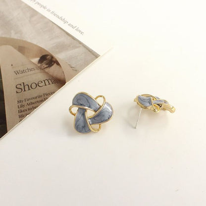 Triangle Ear Stud / Clip On Earring