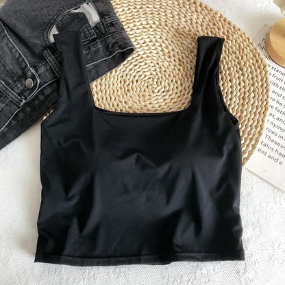 Débardeur court rembourré