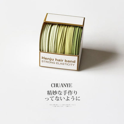 Set of 5: Plain Hair Tie