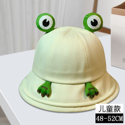 Frog Detail Bucket Hat