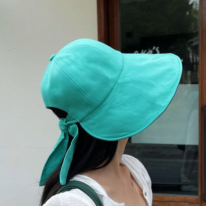 Bow Plain Sun Hat
