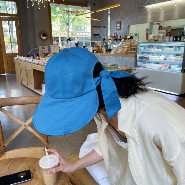 Bow Plain Sun Hat