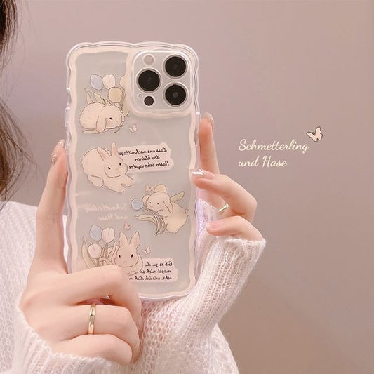 Rabbit Transparent Phone Case