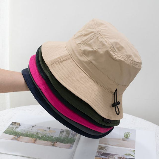 Drawstring Bucket Hat