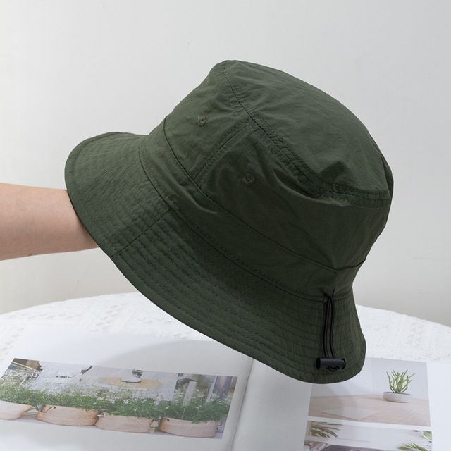 Drawstring Bucket Hat