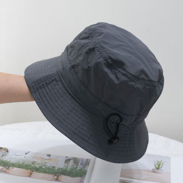 Drawstring Bucket Hat