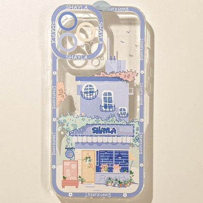 House Print Transparent Phone Case