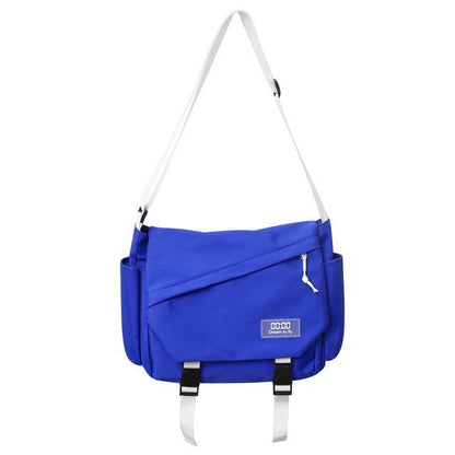 Buckled Nylon Crossbody Bag