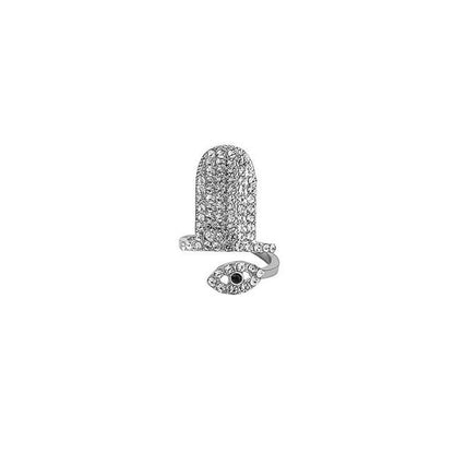 Rhinestone Glaze Nail Ring