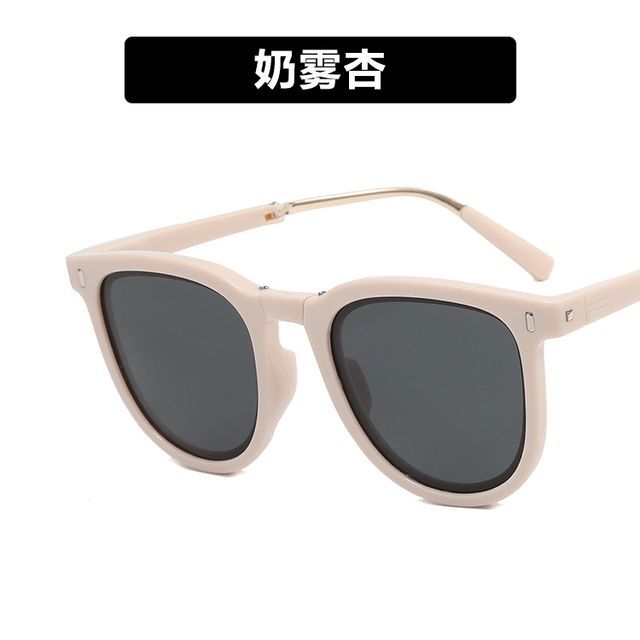 Retro Foldable Sunglasses / Sunglass Case