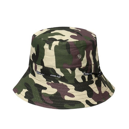 Plain / Camouflage Print Bucket Hat