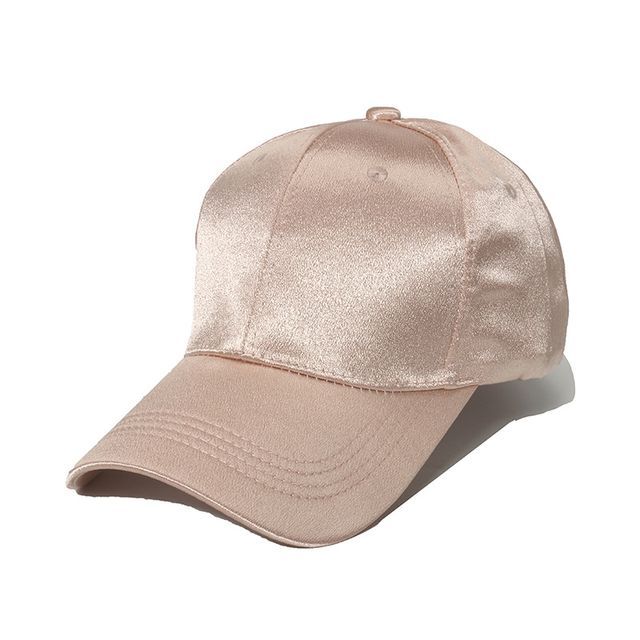 Plain Satin Baseball Cap