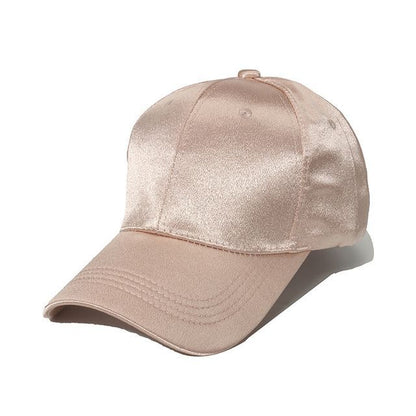 Plain Satin Baseball Cap