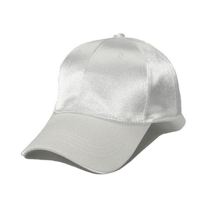 Plain Satin Baseball Cap