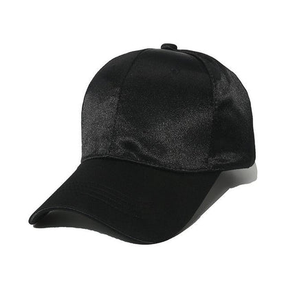 Plain Satin Baseball Cap