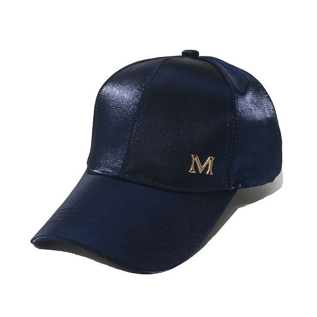 Lettering Satin Baseball Cap