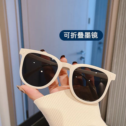 Foldable Round Sunglasses