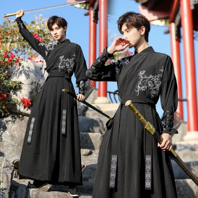 Embroidered Hanfu Costume / Forearm Panel / Set