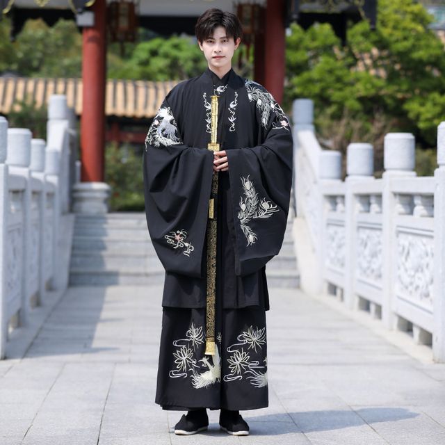 Embroidered Hanfu Costume / Robe / Set