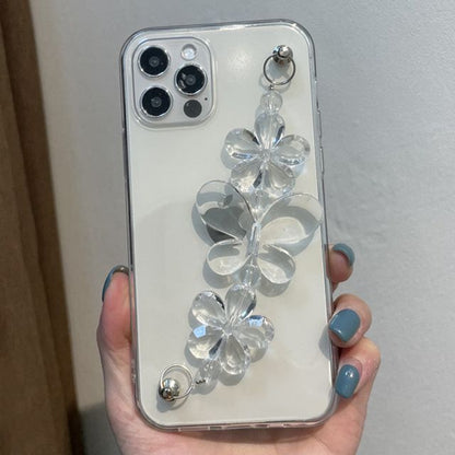 Flower Chain Transparent Phone Case