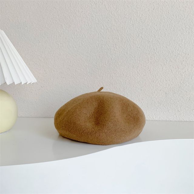 Plain Wool Beret