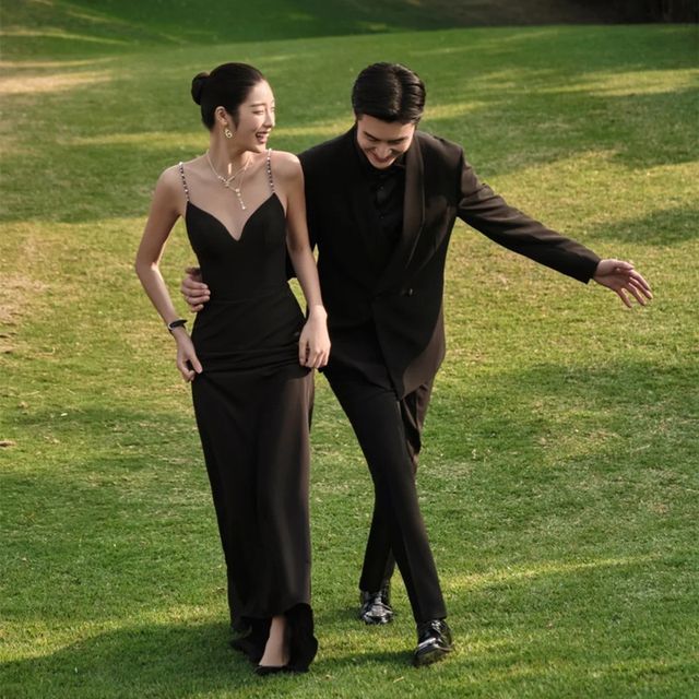 Spaghetti Strap Plain Sheath Evening Gown