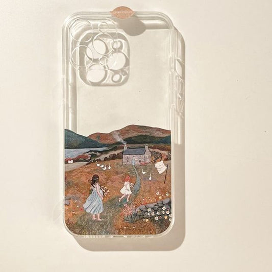 Scenery Transparent Phone Case