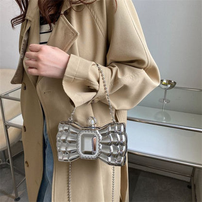 Chain Bow Crossbody Bag