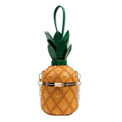 Pineapple Shaped Crossbody Box Bag