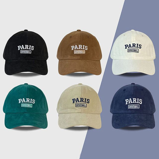 Baseball Cap Embroidered Lettering