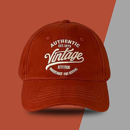 Embroidered Lettering Cap Baseball