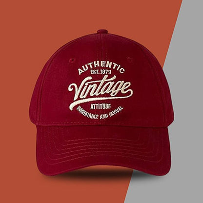 Embroidered Lettering Cap Baseball