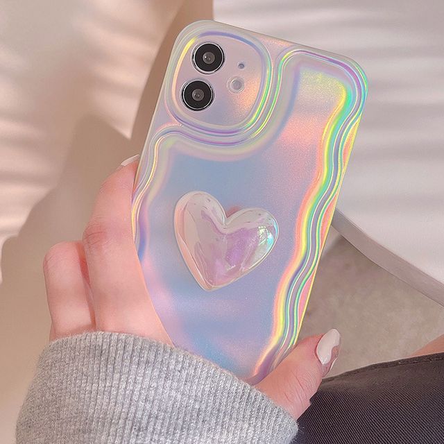 Heart Hologram Phone Case
