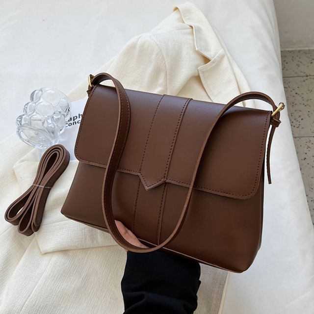 Shoulder Leather Faux Bag
