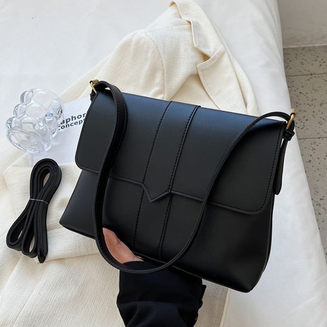 Shoulder Leather Faux Bag