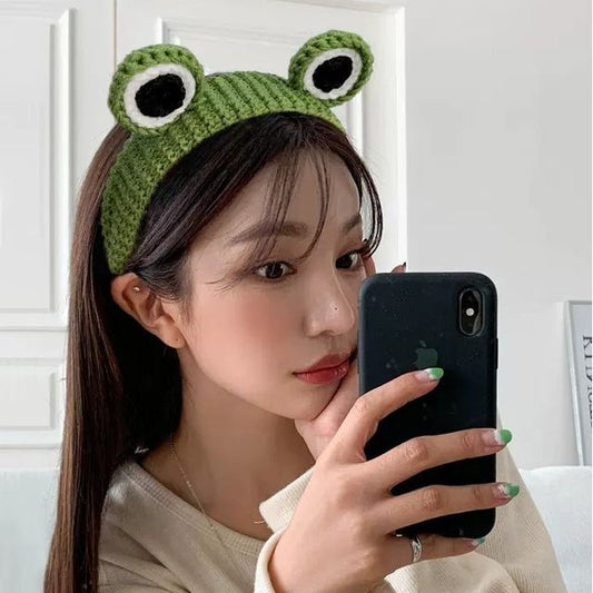 Frog Knit Headband