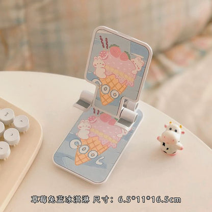 Floral Retractable Desktop Phone Stand