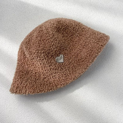 Chenille Plain Bucket Hat