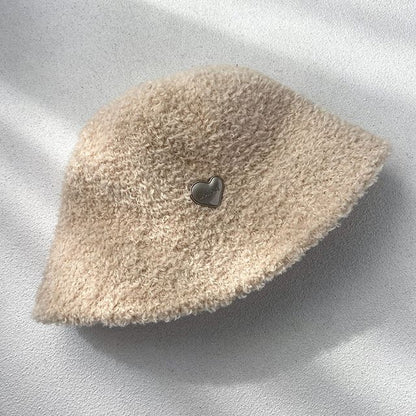 Chenille Plain Bucket Hat