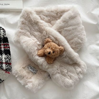Bear Faux Scarf Fur