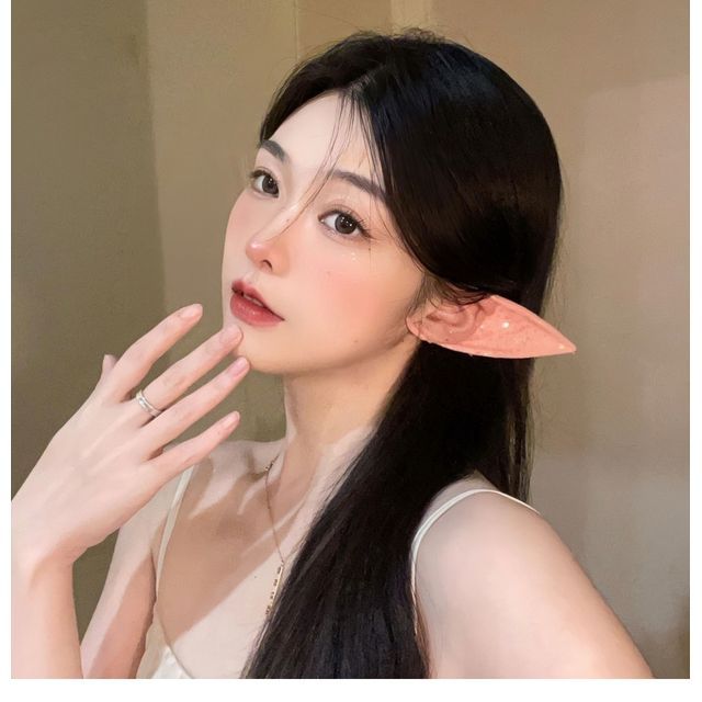 Elf Ear Silicone Party Cosplay Earring