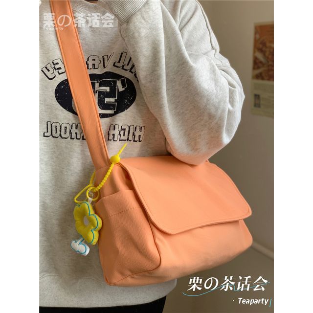 Plain Polyester Messenger Bag