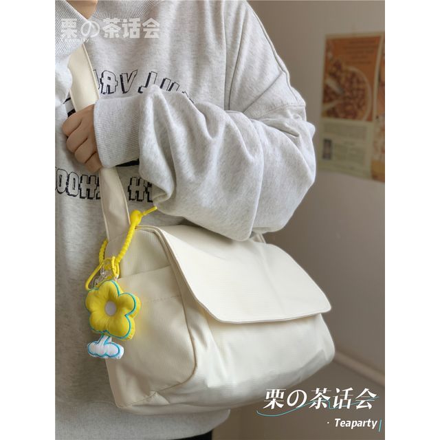 Plain Polyester Messenger Bag