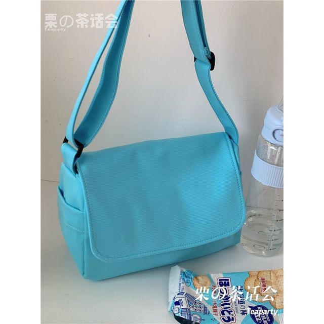 Plain Polyester Messenger Bag