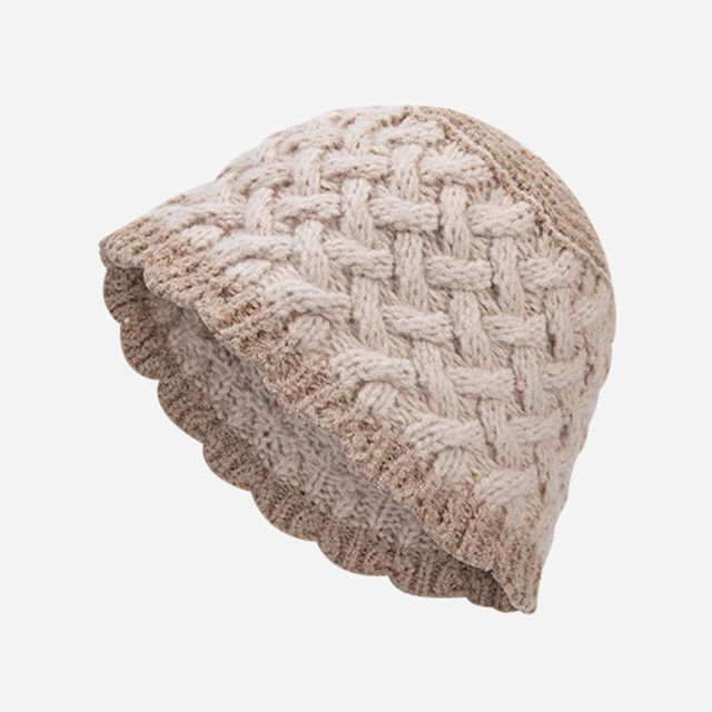 Plain Knit Bucket Hat