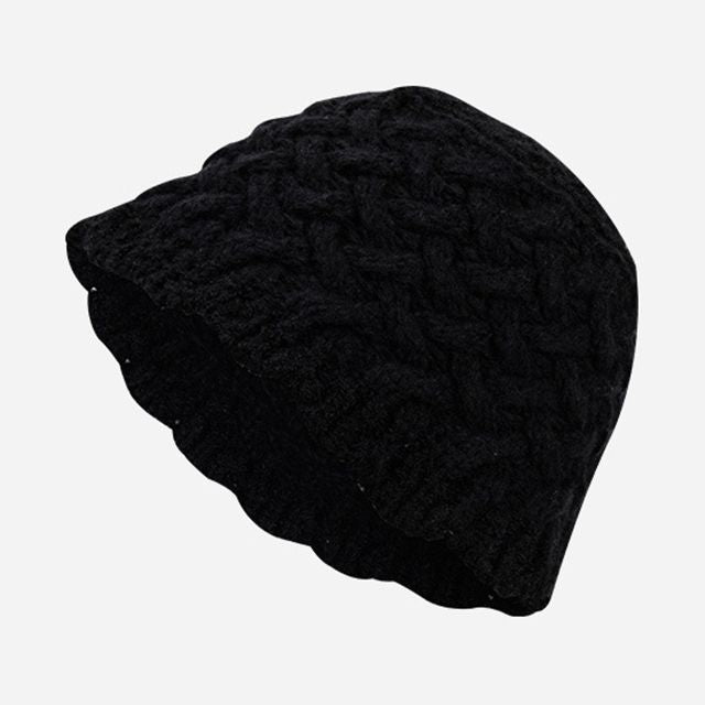 Plain Knit Bucket Hat