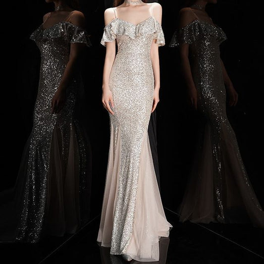 Sequined Designs) Gown Evening Mermaid (Various