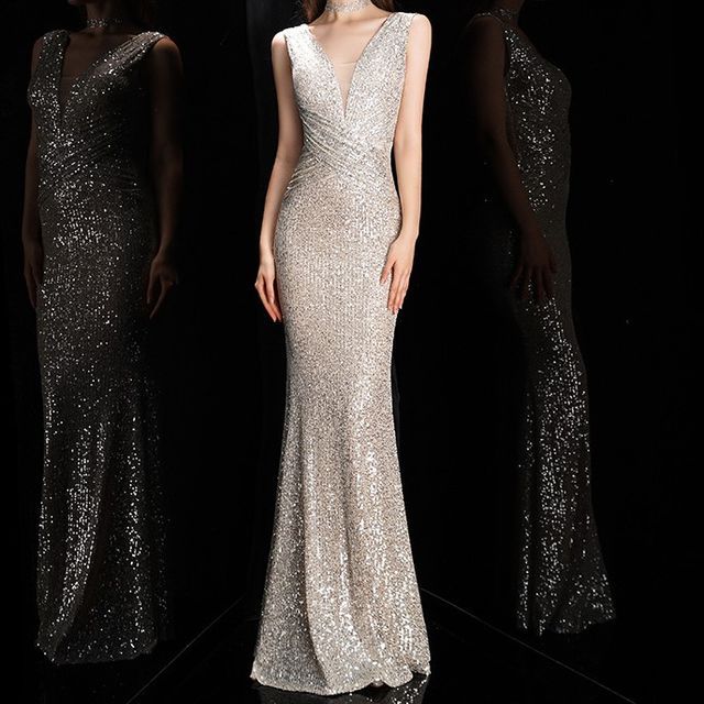 Sequined Designs) Gown Evening Mermaid (Various