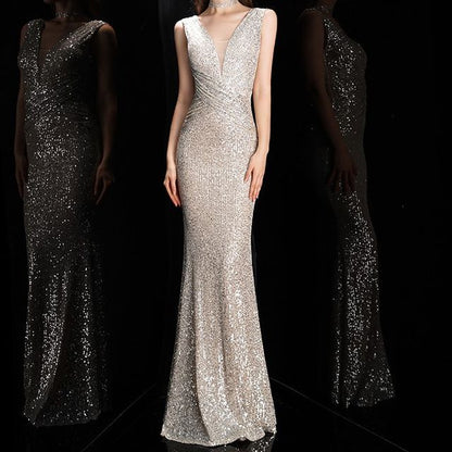 Sequined Designs) Gown Evening Mermaid (Various