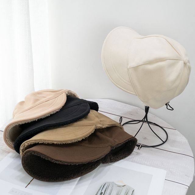 Plain Chenille  Bucket Hat